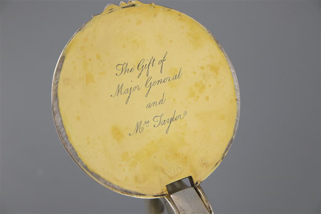 An early 19th century Anglo-Indian silver tankard, (inscription inside)